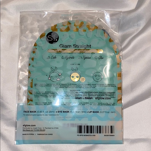 SFGLOW Glam in Paradise Cannabis Sativa Mask Set - Picture 2 of 2
